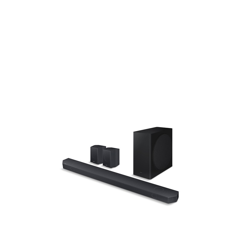 HW-Q930D 9.1.4ch Dolby Atmos DTS X Q Symphony Soundbar with Wireless Subwoofer and Rear Speakers WiFi