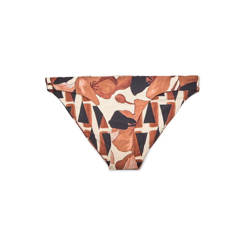 Reversible Hipster Black Print Bikini Bottom