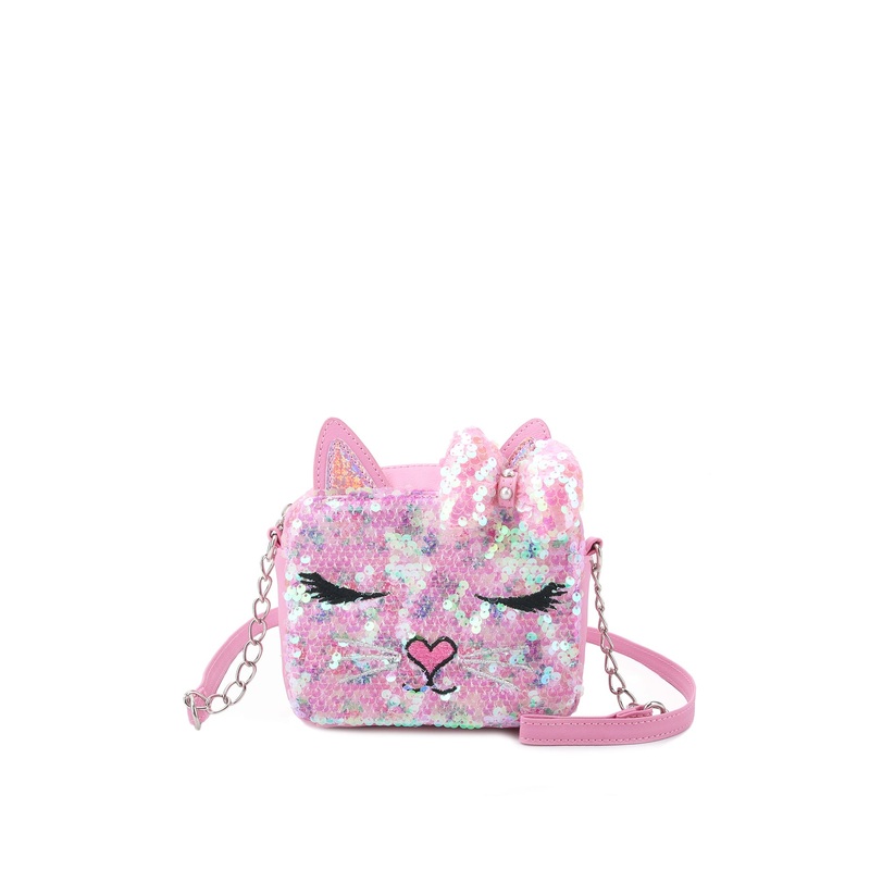 Bella Sequin Crossbody Pink