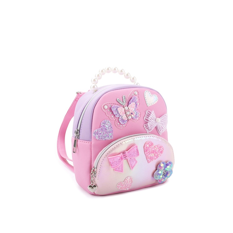 Butterfly Holographic Micro Mini Backpack