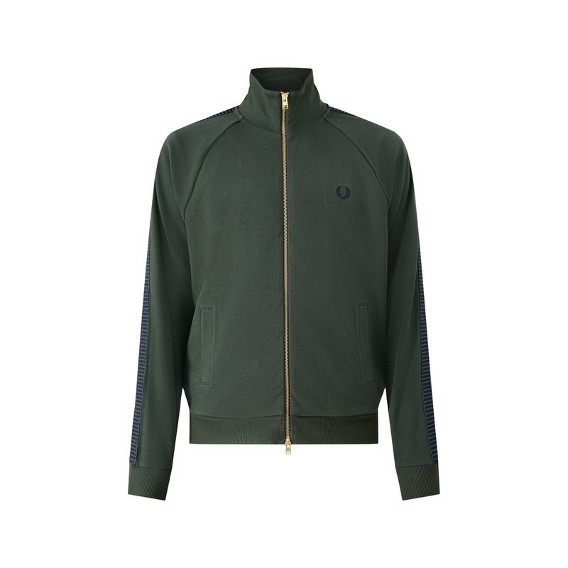 Dash Taped Track Jacket Green