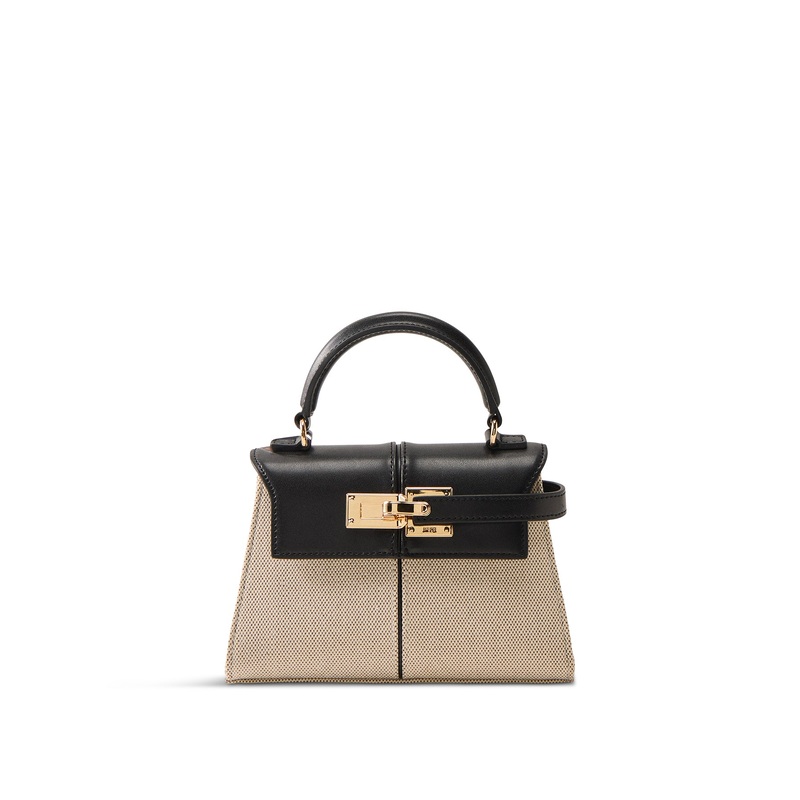 Elise Top Handle Bag Black