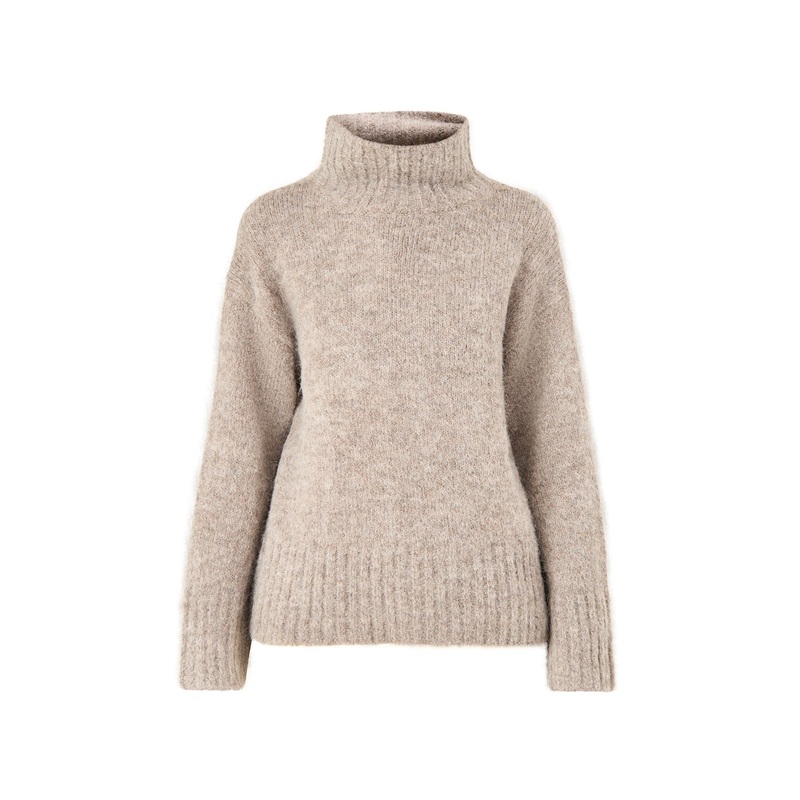 Gabriella High Neck Knit Grey