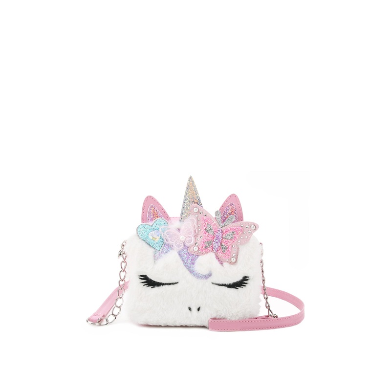 Gwen Faux Fur Crossbody Pink