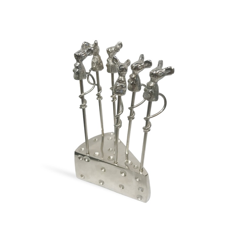 Mouse Picks and Cheese Wedge Holder