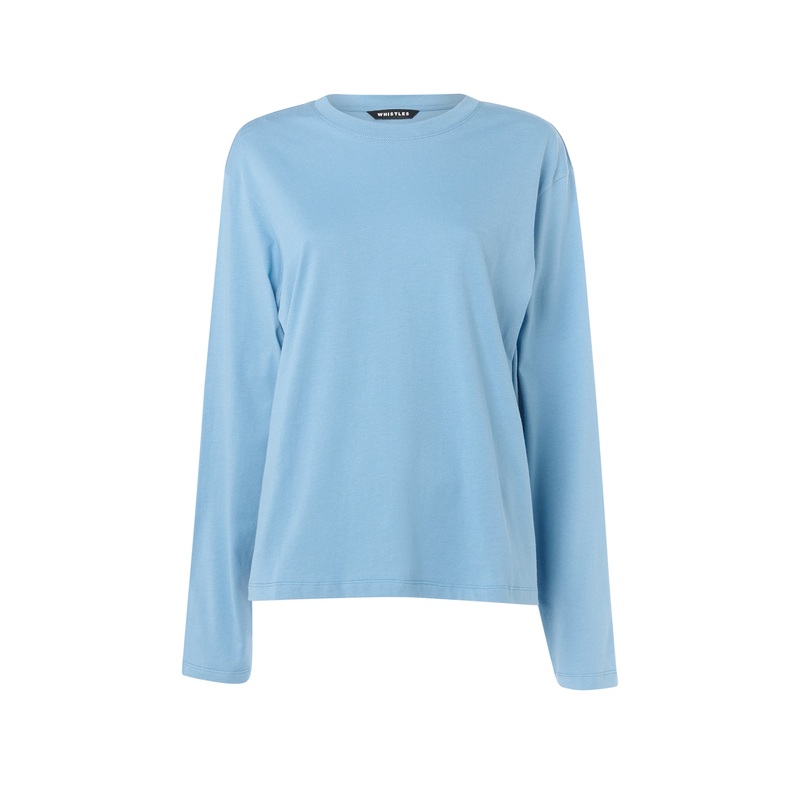 Relaxed Long Sleeve Tee Blue