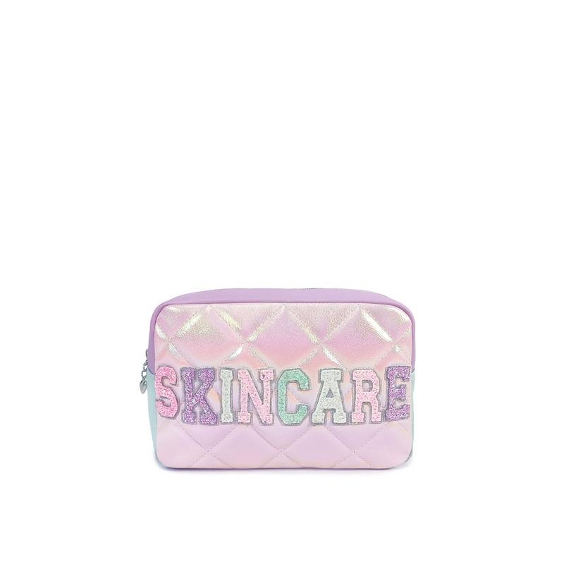 Skincare Colourblock Pouch Holographic