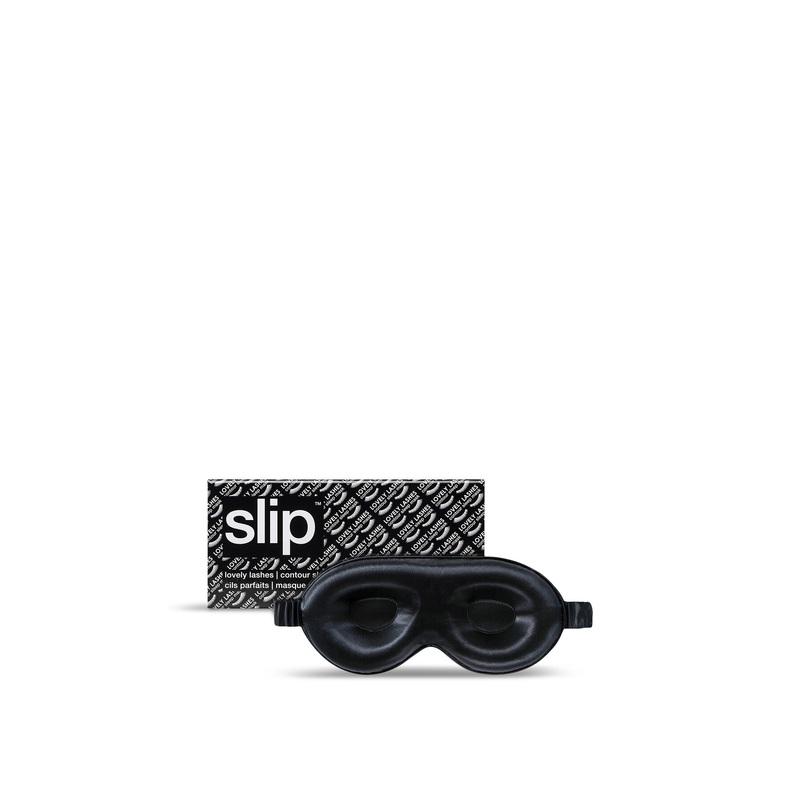 slip pure silk contour sleep mask - black