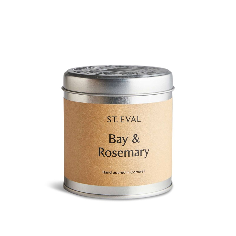 Bay and Rosemary Tin Candle