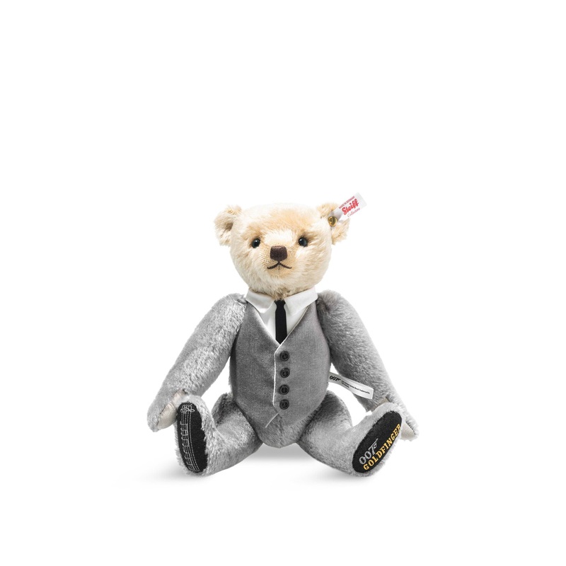 James Bond Goldfinger Musical Teddy Bear