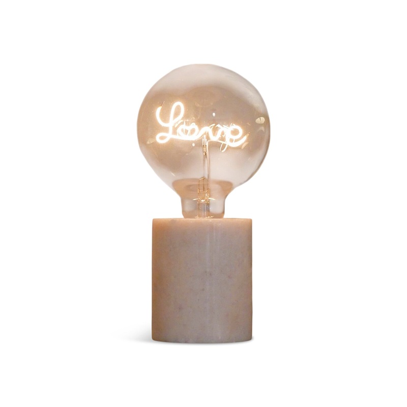 Love White Screw Down Bulb