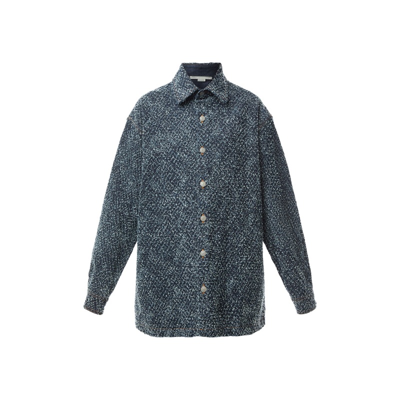Boucle Denim Overshirt