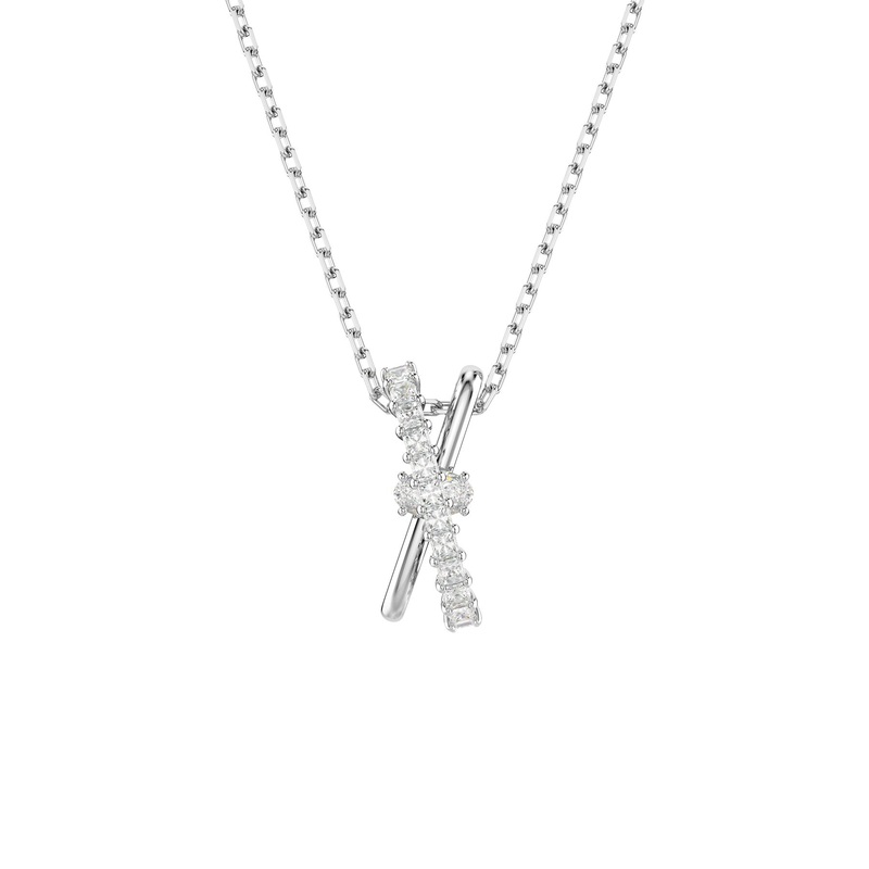 Hyperbola Mixed Twist Pendant Necklace