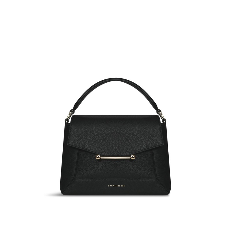 MOSAIC TOP HANDLE - W GRAIN LEATHER