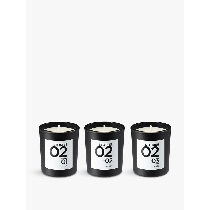 No 02 Bougie Parfumee Scented Candle Trio 3x70g