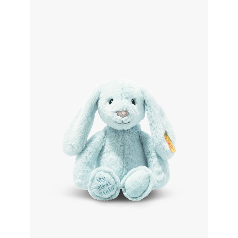 Soft Cuddly Friends My First Steiff Hoppie Blue Rabbit