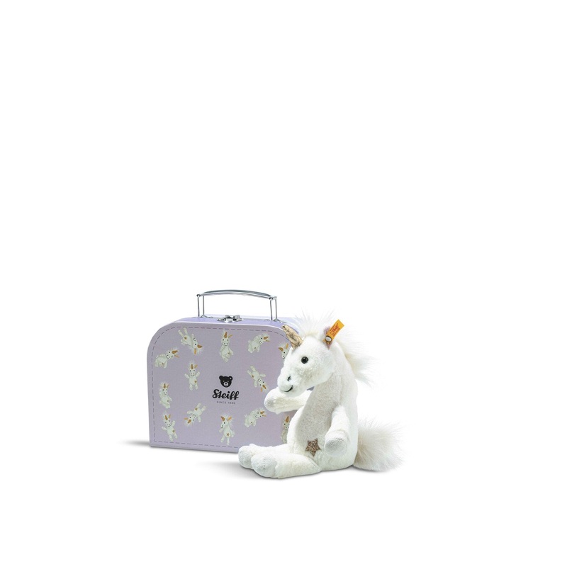 Unica Dangling Unicorn in Suitcase