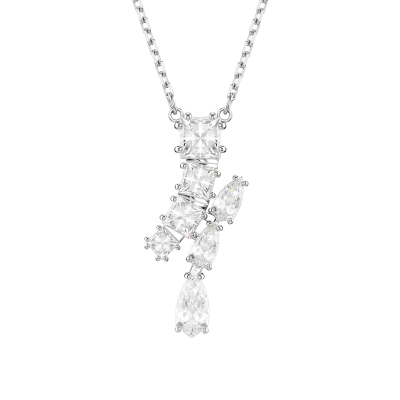 Matrix Mixed Cuts Pendant Necklace