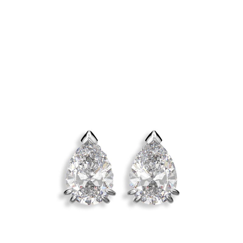 Millenia Pear Cut Stud Earrings