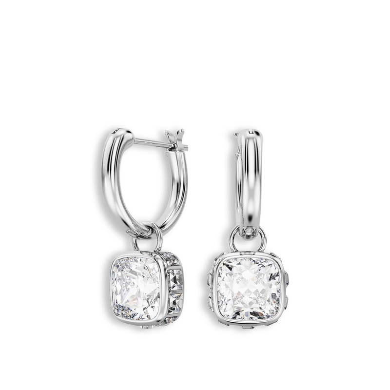 Stilla Square Cut Drop Earrings