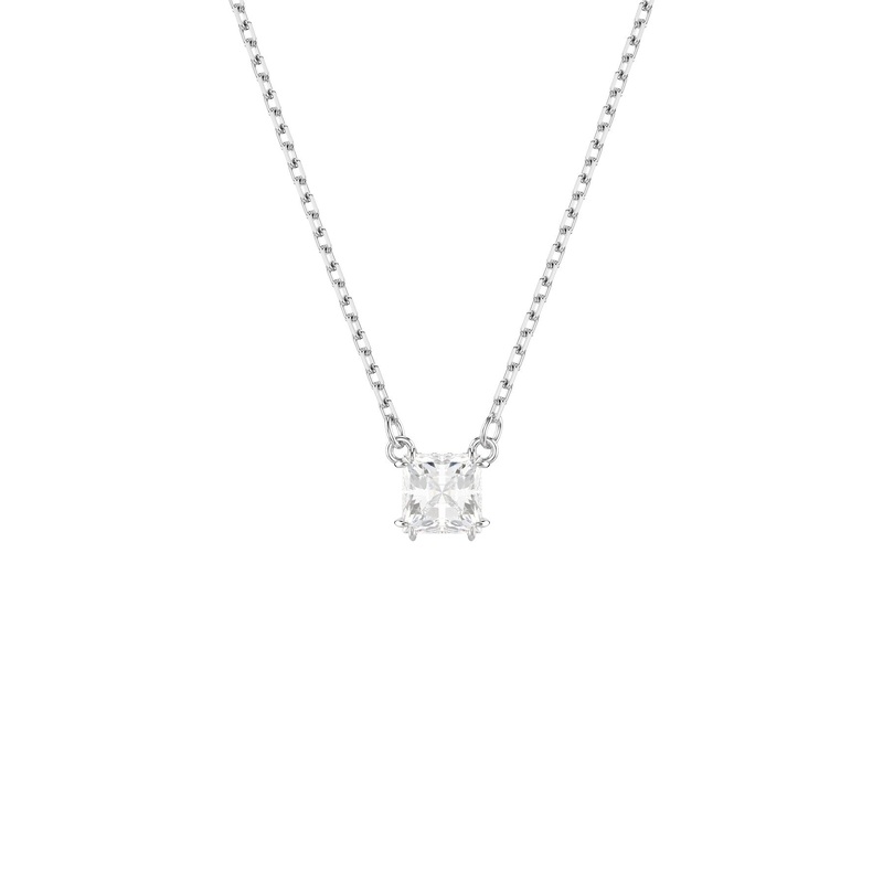 Stilla Square Cut Pendant Necklace