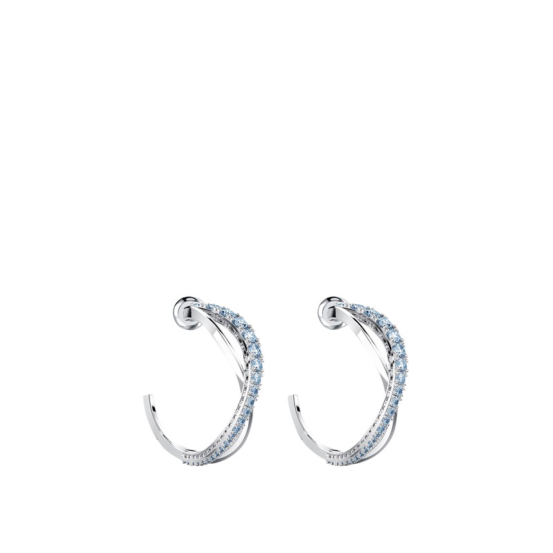 Twist Hoop Pierced Earrings
