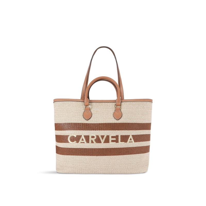 SORRENTO STRIPE SHOPPER