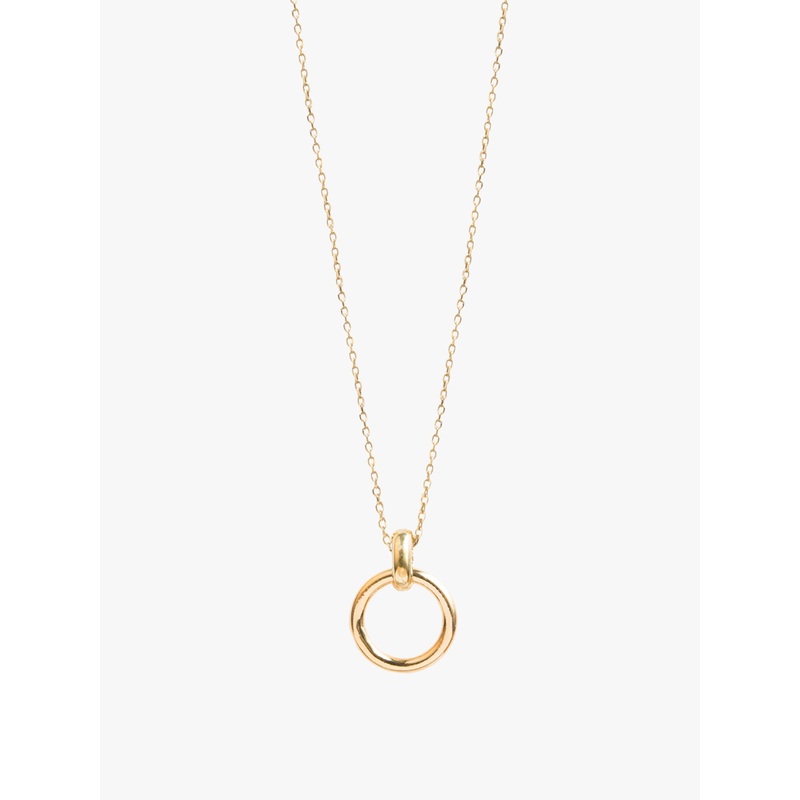 Eternity Hoop On Trace Chain Necklace