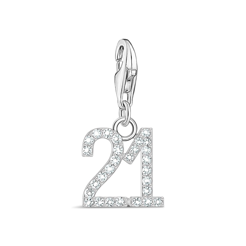 Sparkling 21st Charm