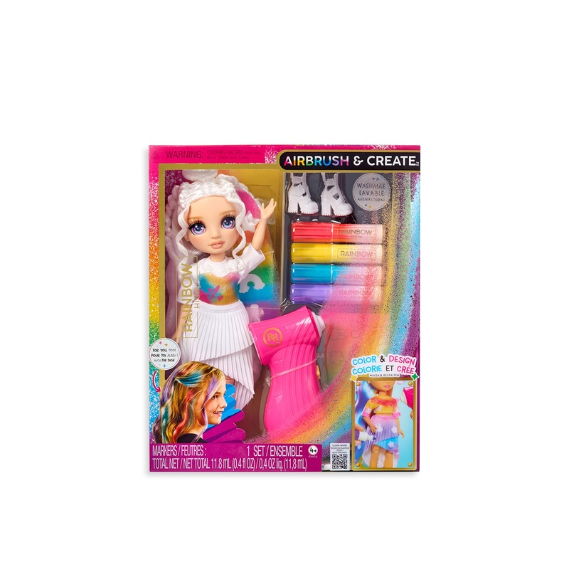 Air Brush Create Fashion Dolls Purple Eyes