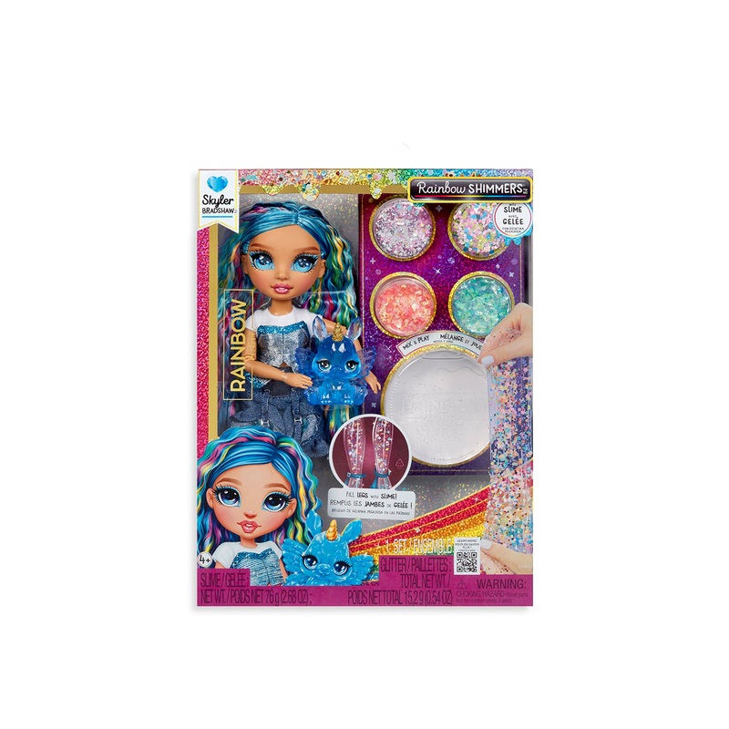Rainbow Shimmers Slime Fashion Doll