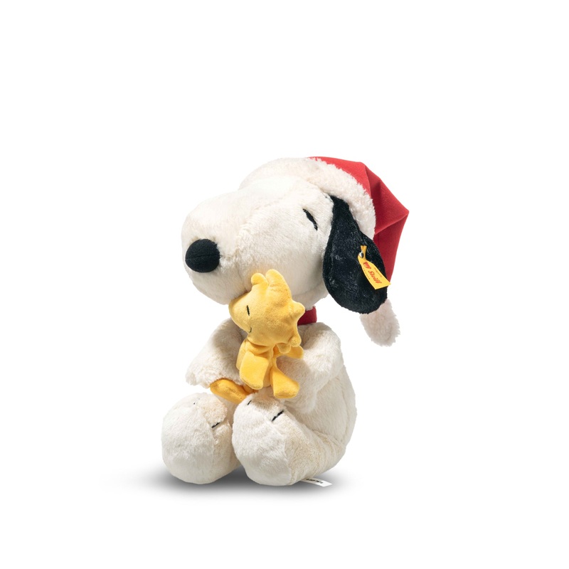 Snoopy With Woodstock Santa Hat