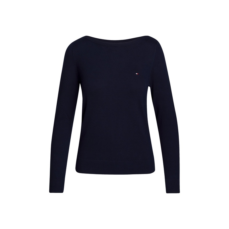 Boat Neck Jersey Sweatshirt