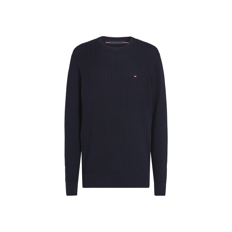 Herringbone Crew Neck Sweater