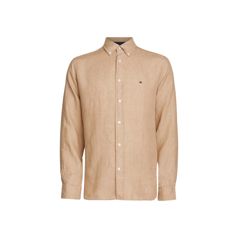 Pigment Dyed Linen Regular Fit Shirt