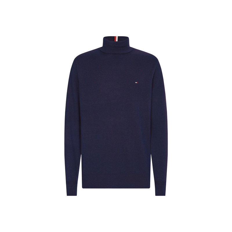 Roll Neck Jumper with Cashmere