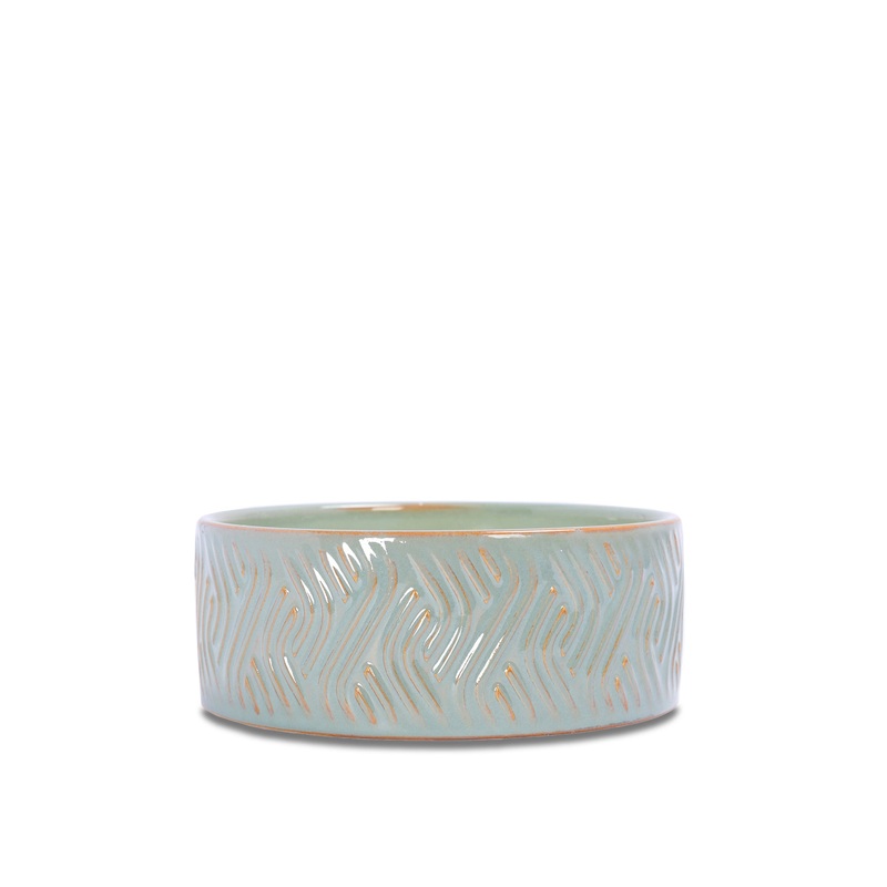 Serena Wax-Filled Ceramic Bowl Green