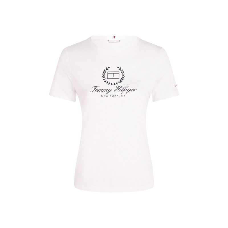 Crew Neck Logo Slim Fit T-Shirt