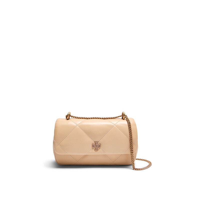 Kira Diamond Quilt Pave Mini Flap Bag