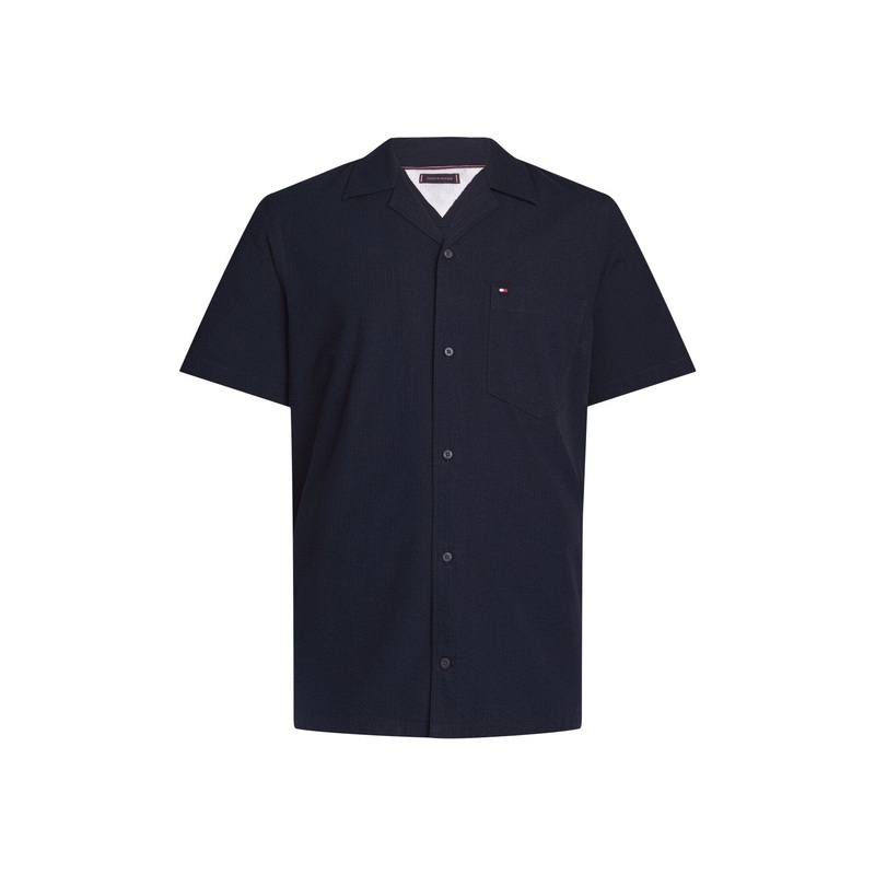 Seersucker Regular Fit Short Sleeve Shirt