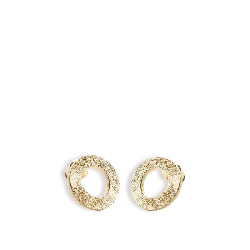 Mineral Earrings Gold