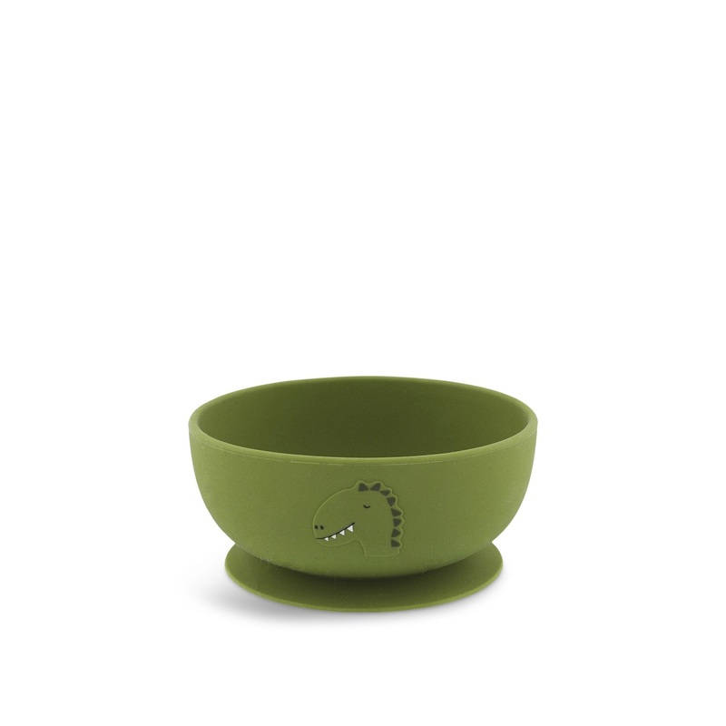 Mr Dino Silicone Bowl With Suction