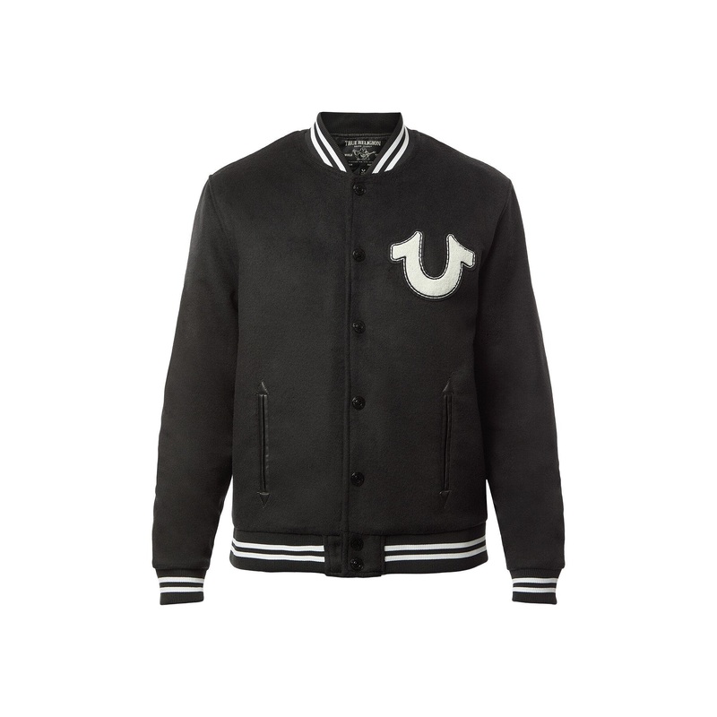 Wool Western Bomber Jacket Black