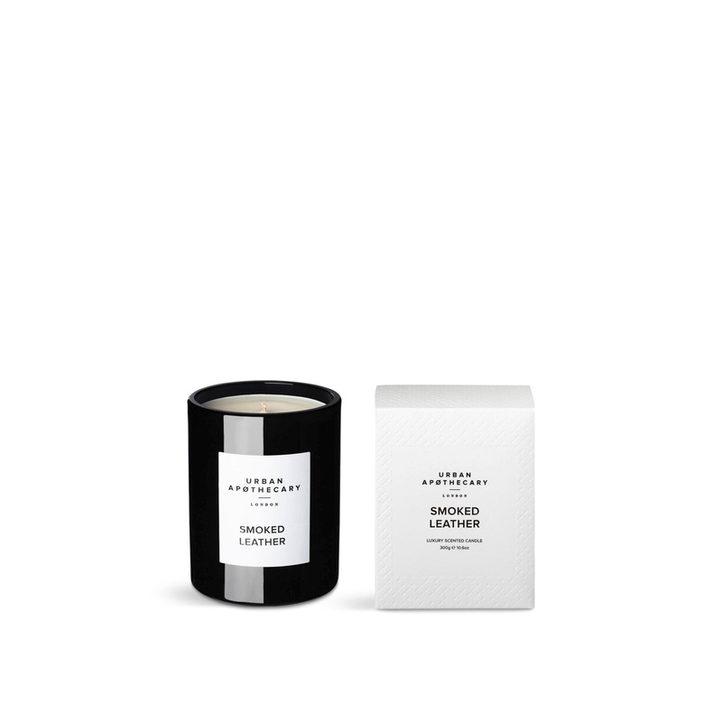 300g Smoked Leather Luxury Candle