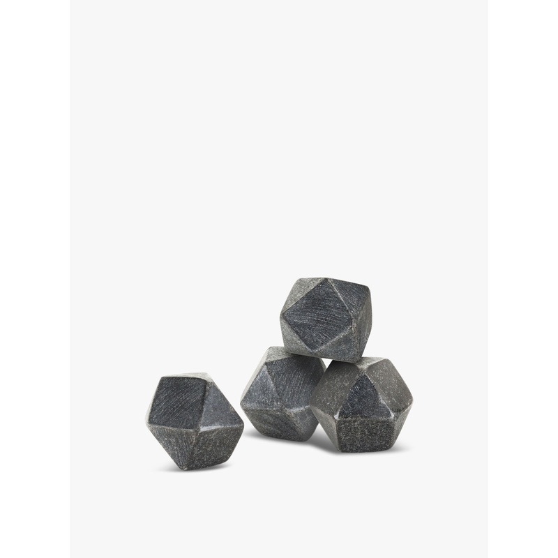 Hex Whisky Stones Set of 4