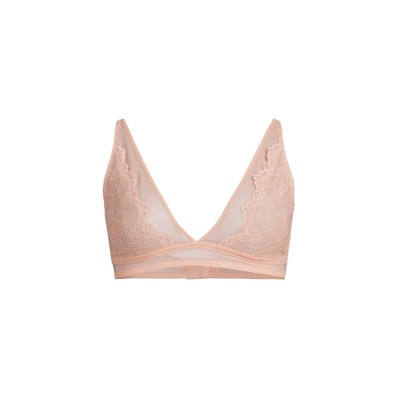 Lace Mesh Plunge Bralette