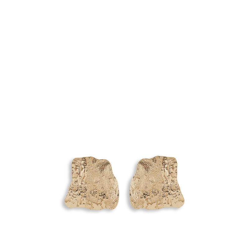 Urban Textured Curved Earrings