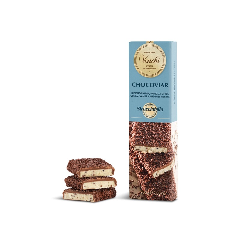 Chocoviar Stacciatella Soft Bar 200g