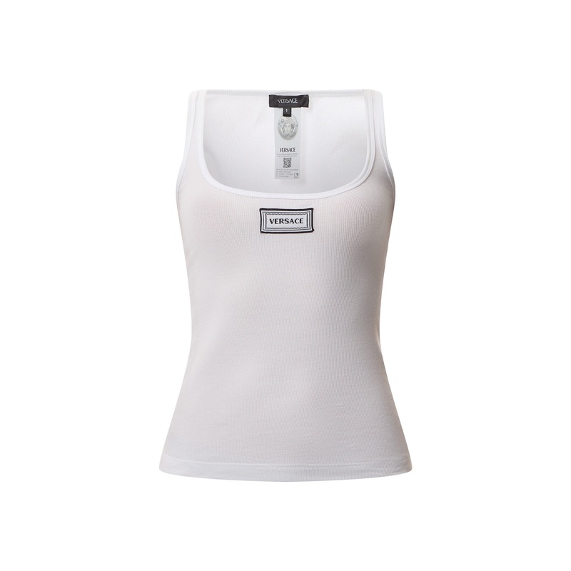 Cotton Rib Logo Tank Top