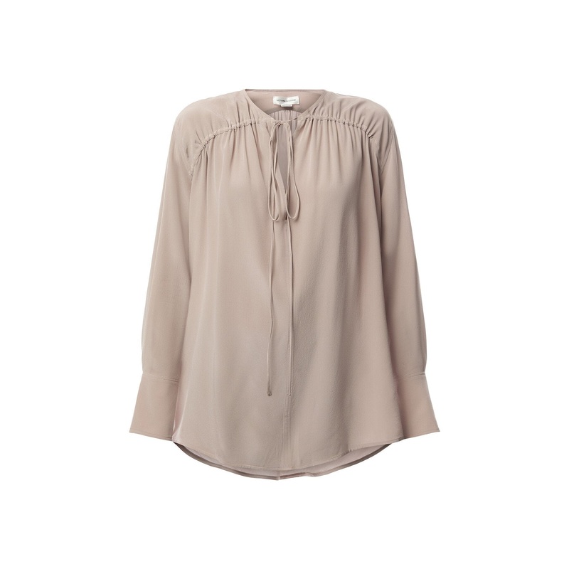 Gather Detail Tie Blouse